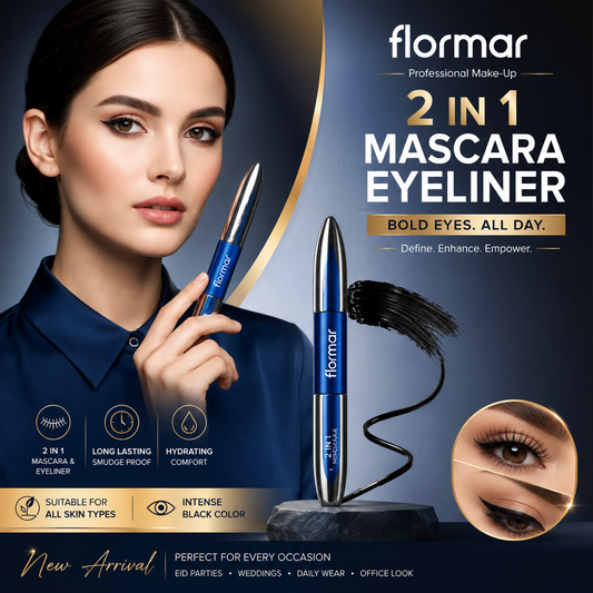 Flormar 2-in-1 Mascara & Eyeliner
