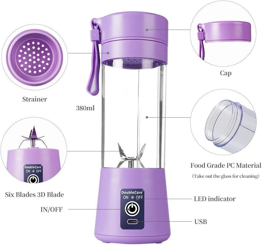 Mini Portable Blender USB Rechargeable | Smoothie & Juice Maker