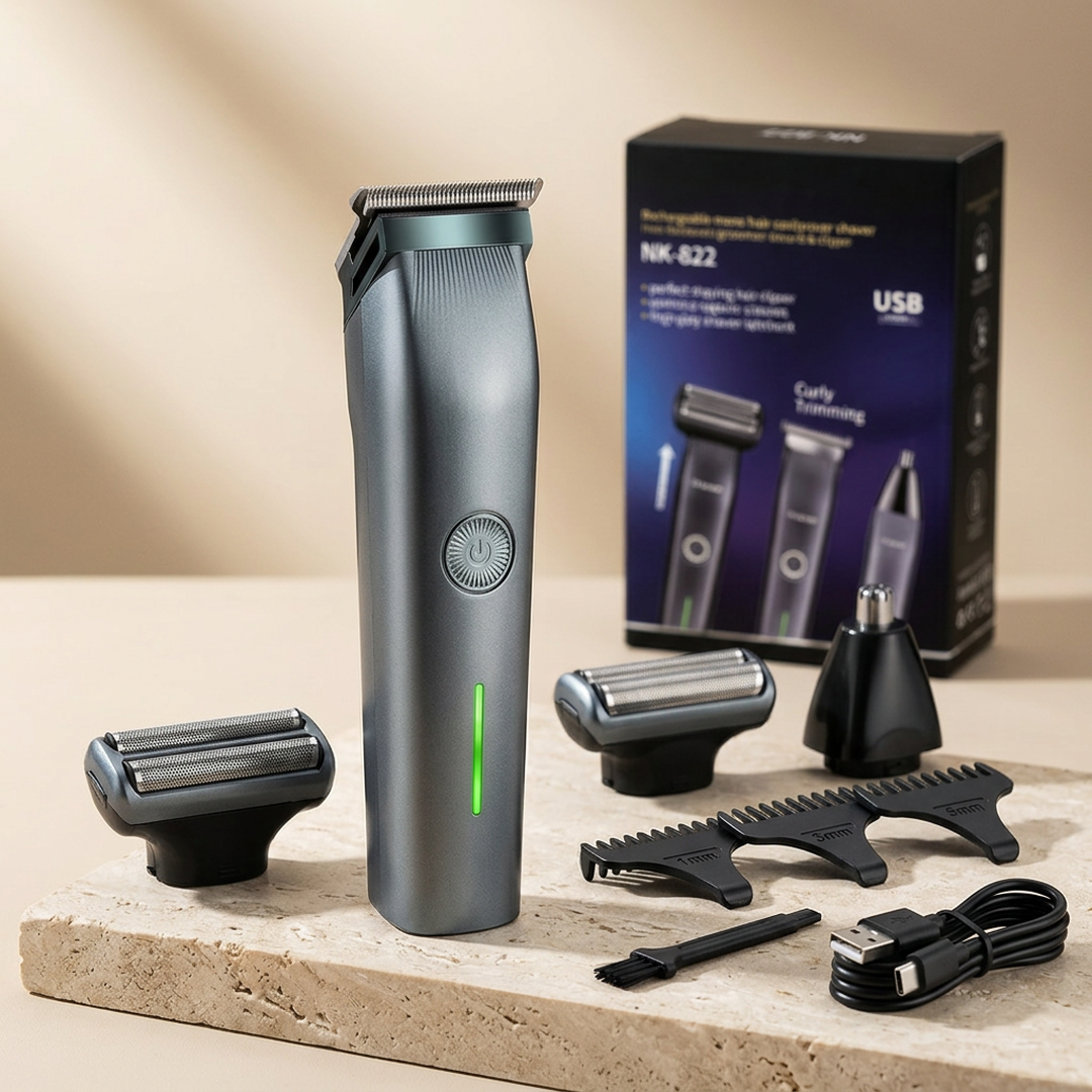 Rechargeable Men's Hair Clipper & Shaver