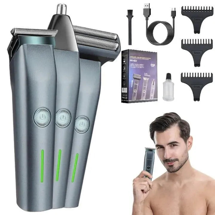Rechargeable Men's Hair Clipper & Shaver