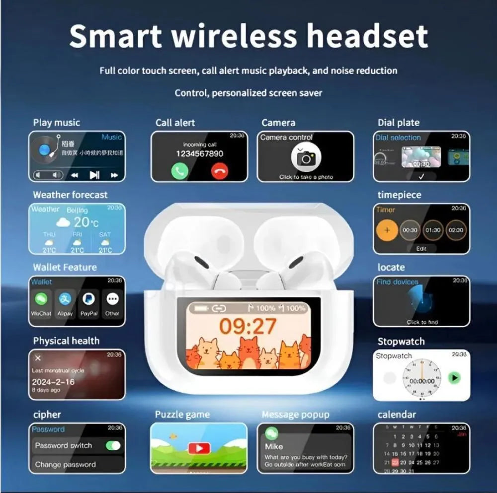 A9 Pro Touch Screen Wireless AirPods