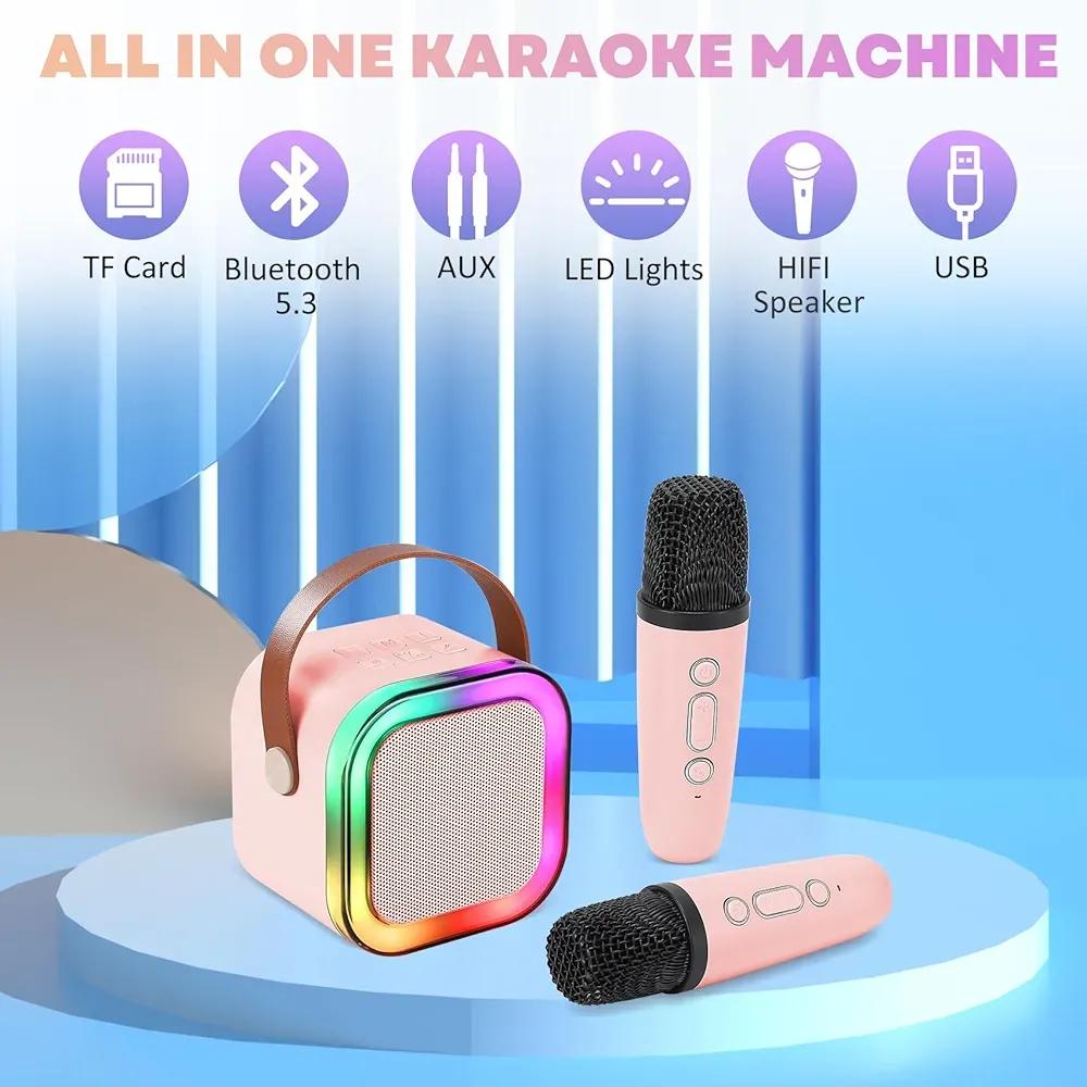 Portable LED Wireless Speaker – Bluetooth 5.3, 5W Sound