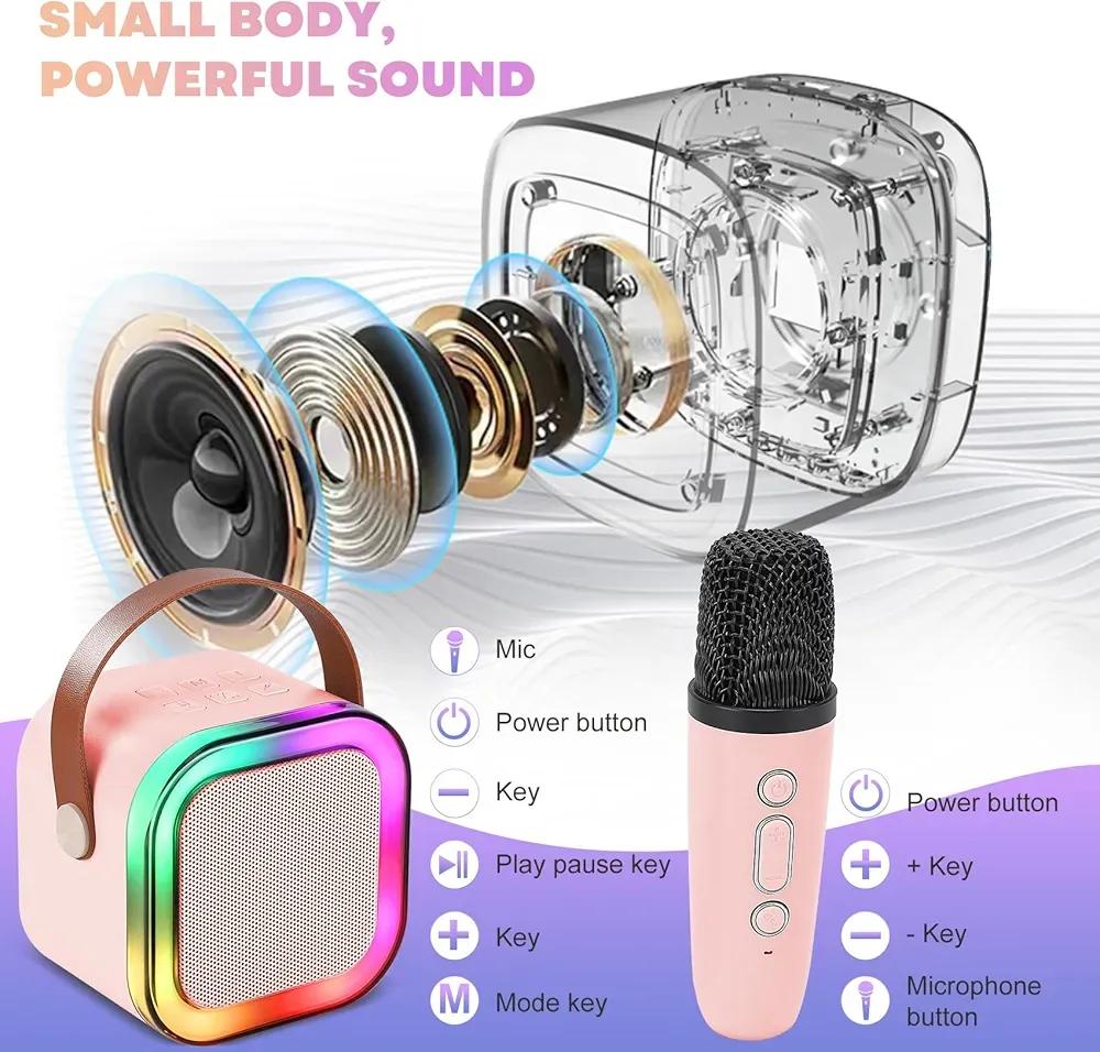 Portable LED Wireless Speaker – Bluetooth 5.3, 5W Sound